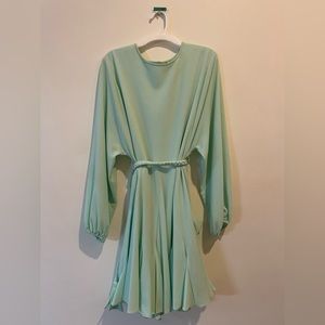 Seafoam Gorgeous party dress! Table skirt, puffy arms, so fun to dance in!